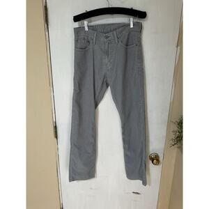 Levis 512 Premium Jeans {29 By 30} Grey Slim *Soft, Felt-Like* Pants